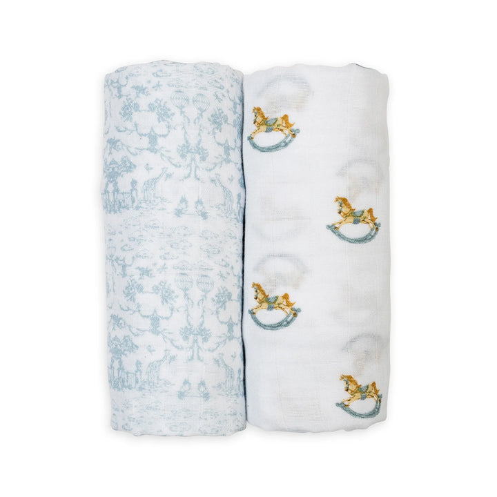 Lulujo- 2 Pack Cotton Muslin Swaddles