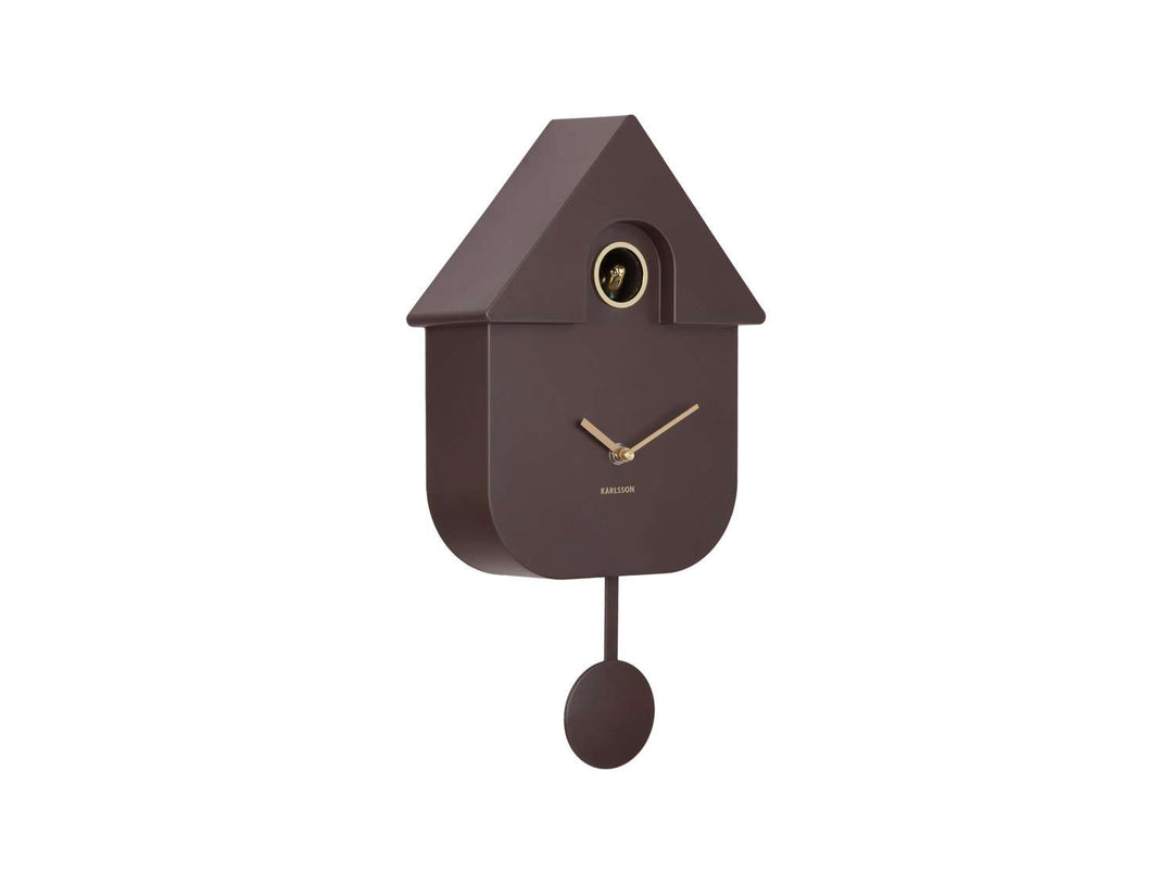 Modern Cuckoo Clock - Earth Brown
