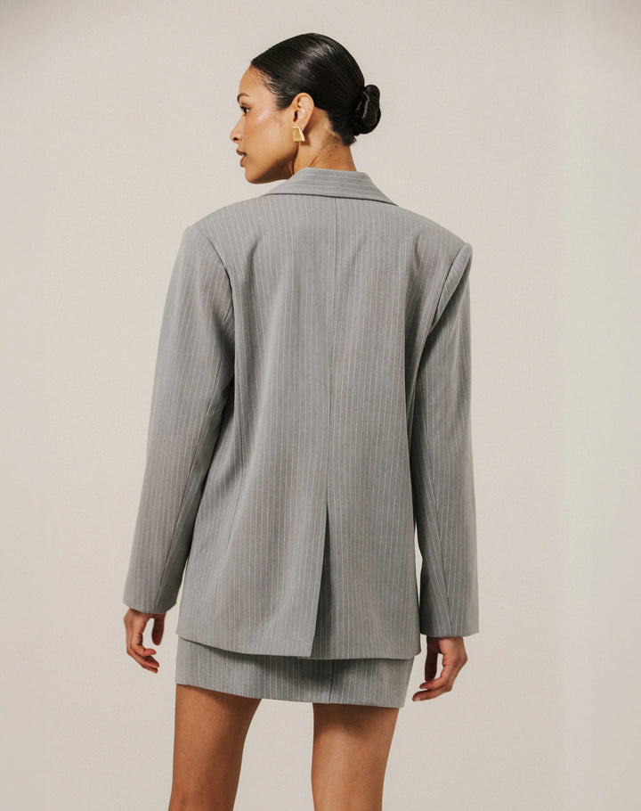 Pinstripe Blazer