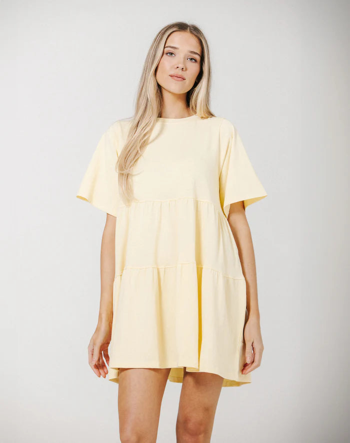 Tiered Dress- Limoncello