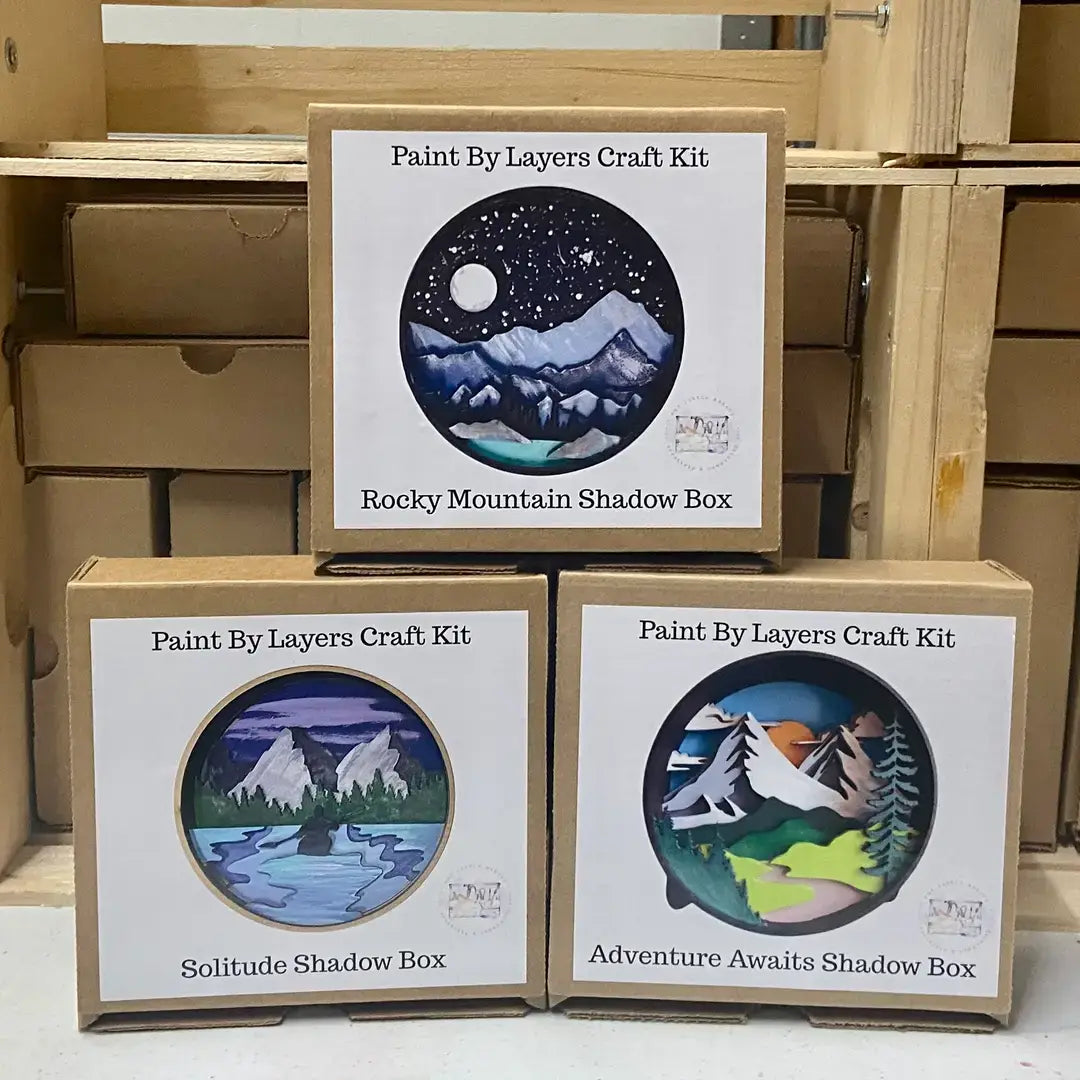 The Rocky Mountains Shadow Box Kit