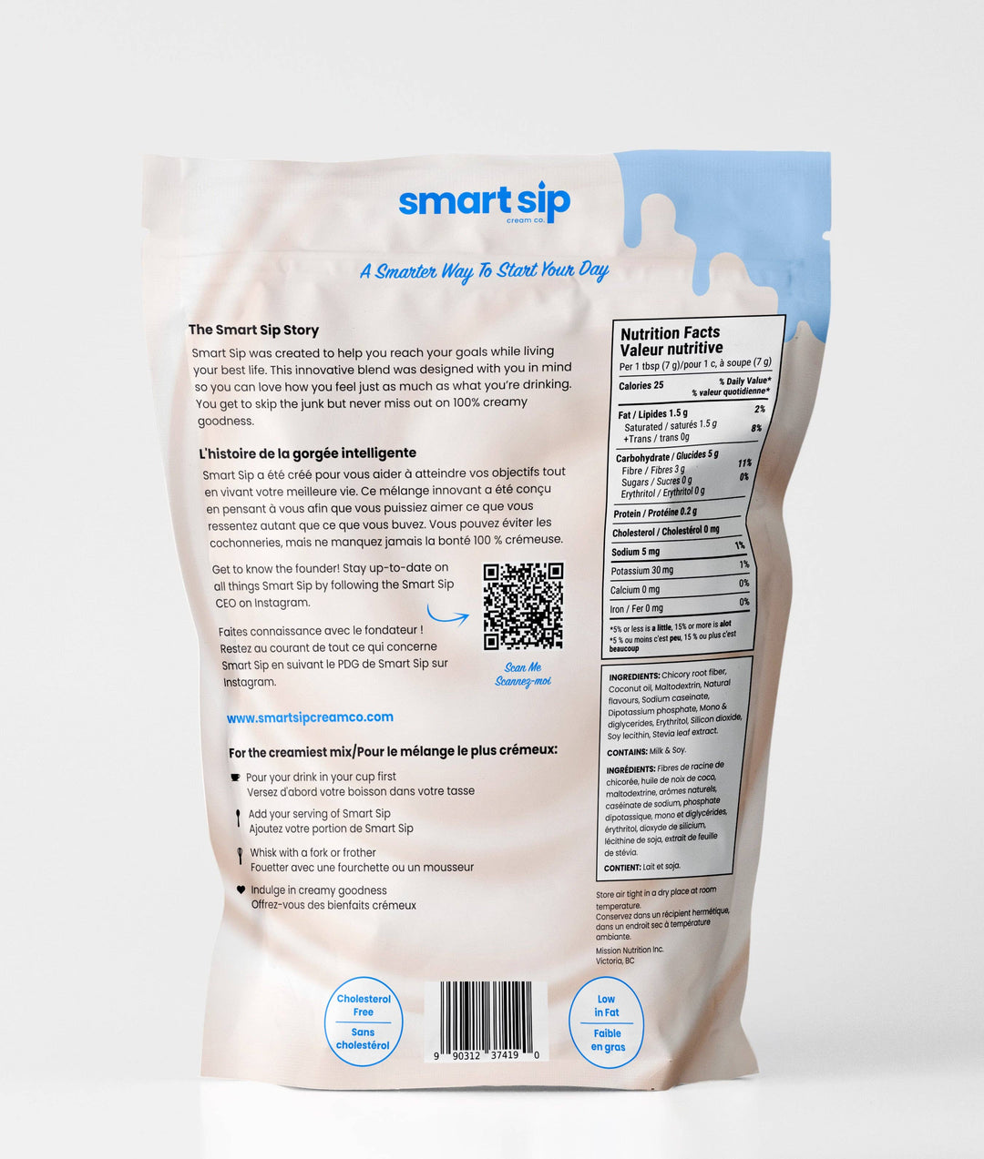 Smart Sip Caramel Powder Creamer – Sugar-Free & Gluten-Free