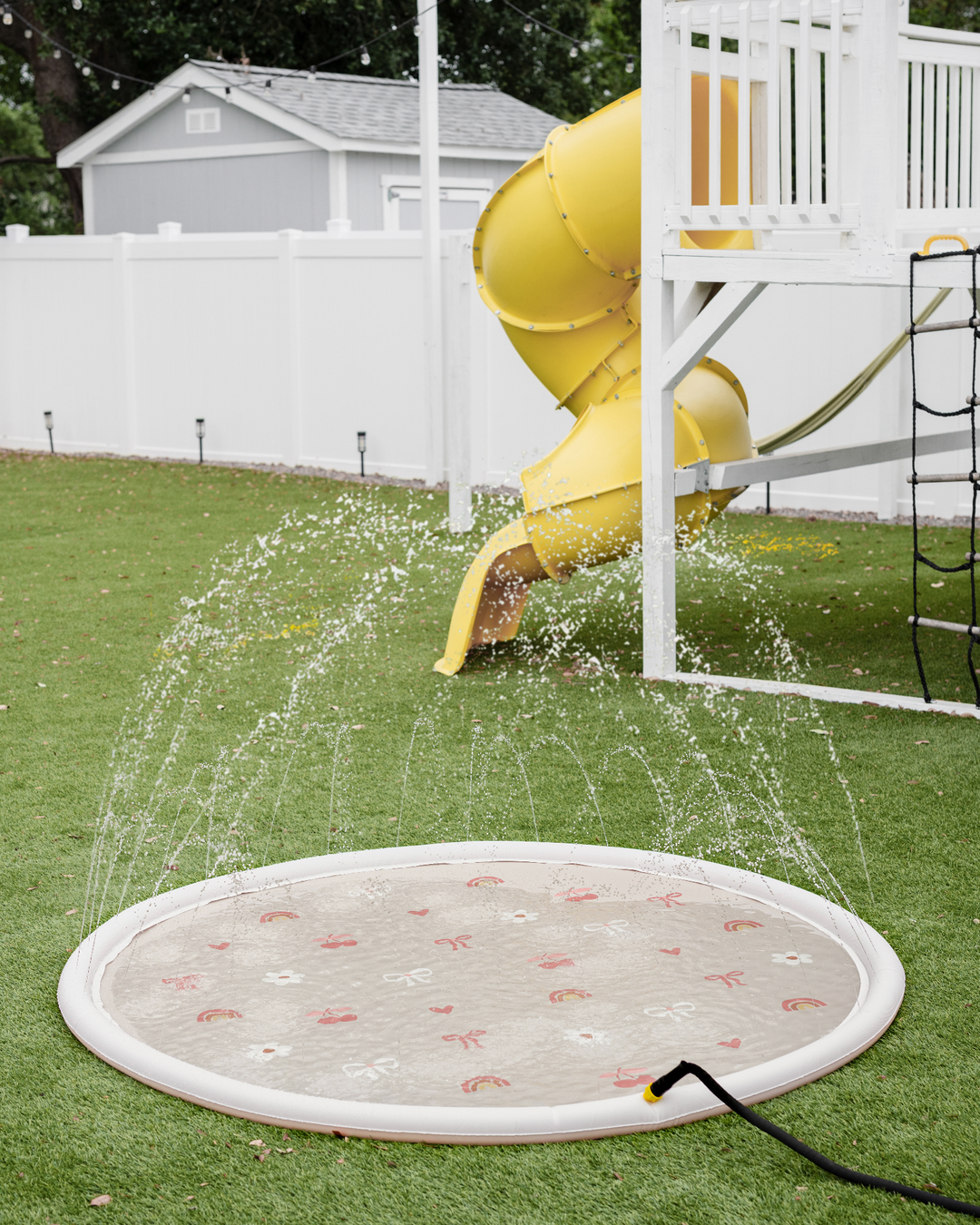 Sprinkler Splash Pad for Kids: Bows & Bloom