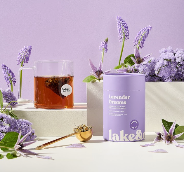 Lavender Dreams - Superfood Tea Blend: Retail Glass Jar