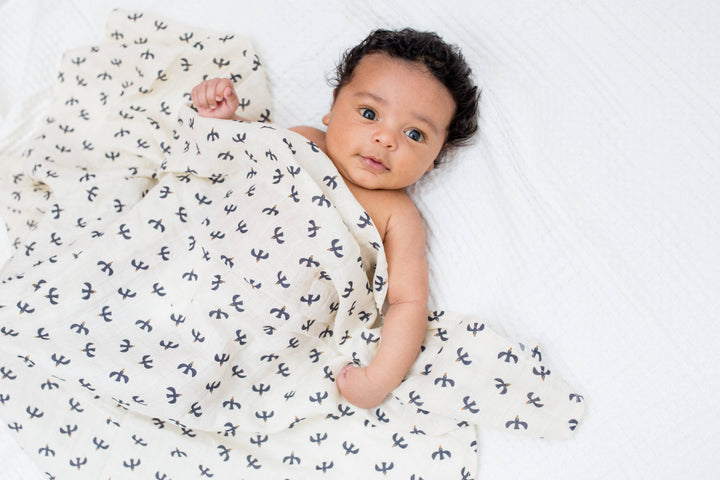 2-Pack Cotton Swaddle Blankets – Blackbirds & MudCloth