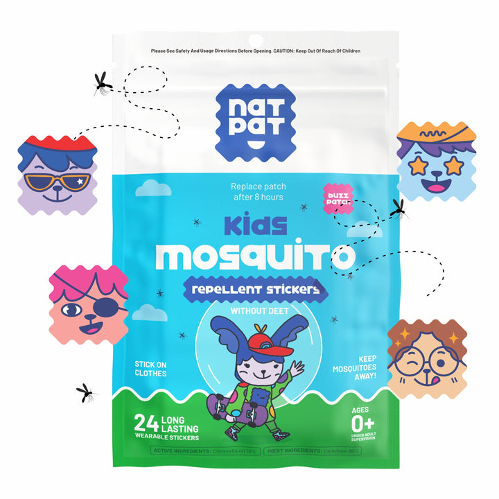 NATPAT BuzzPatch: Mosquito Patches, Natural Insect Repellent