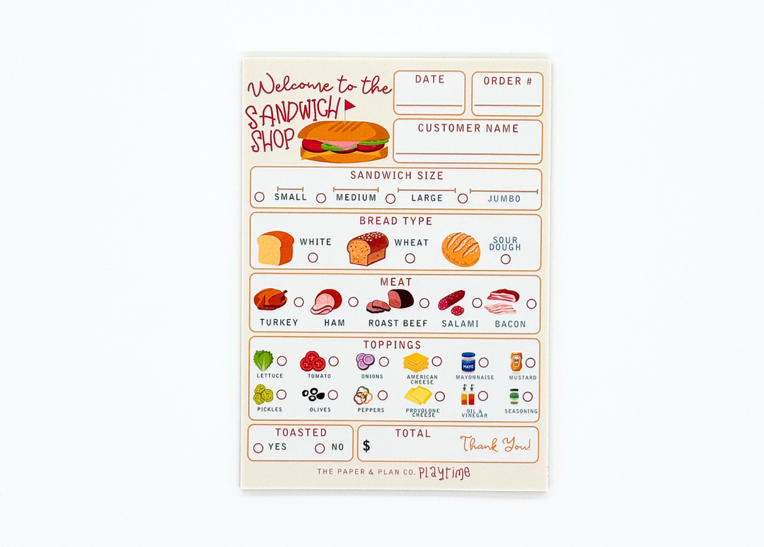 Sandwich Shop Playtime Pad®