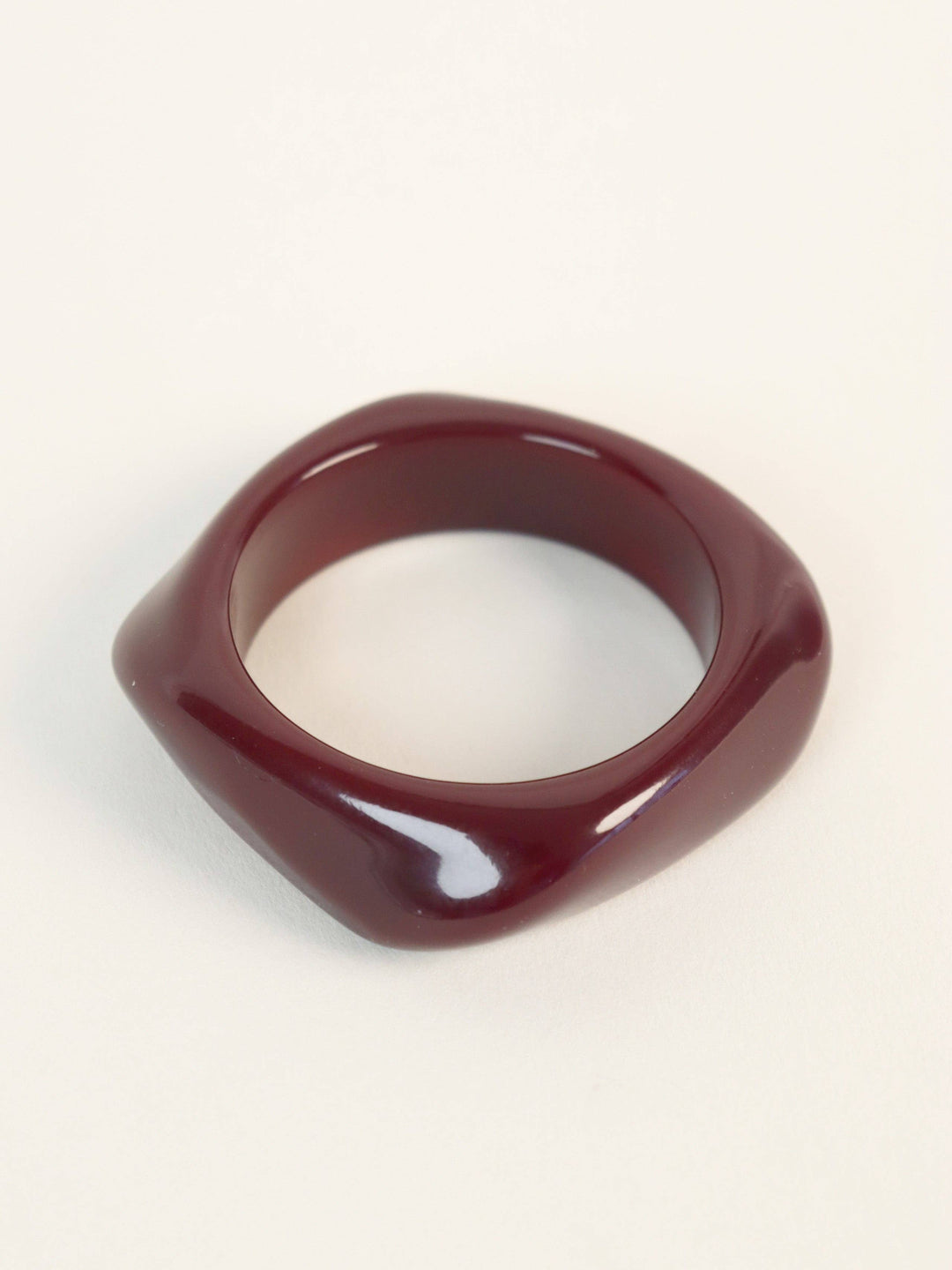 Cuff Bangle in Wine
