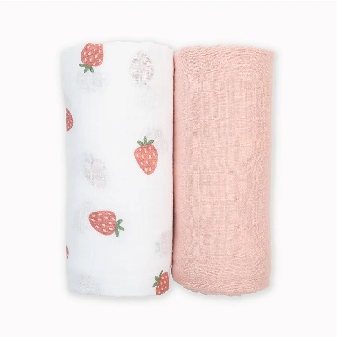 Lulujo- 2 Pack Cotton Muslin Swaddles