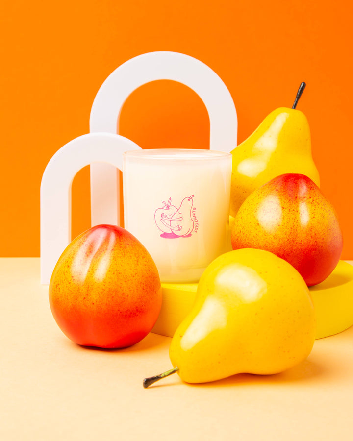 Sunnyside - Pear & Nectarine Coconut Soy 8 oz Candle