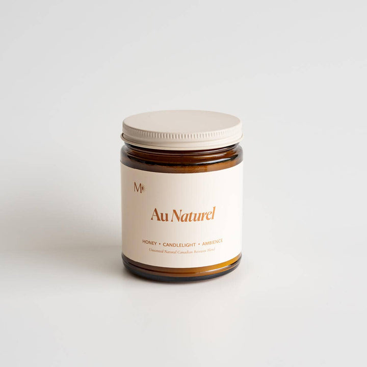 Au Naturel | Unscented Beeswax Candle