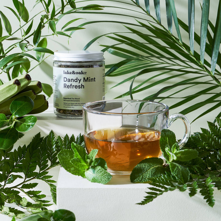 Dandy Mint Refresh -  Superfood Tea Blend Jar