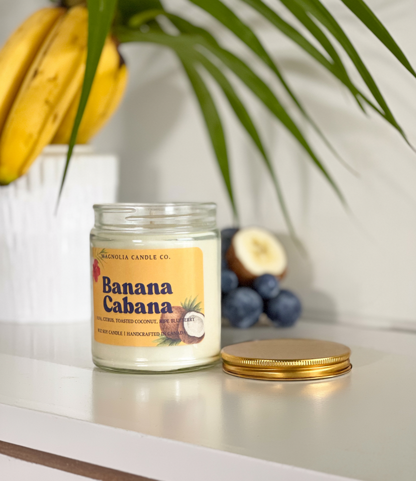 Banana Cabana 8 oz Candle