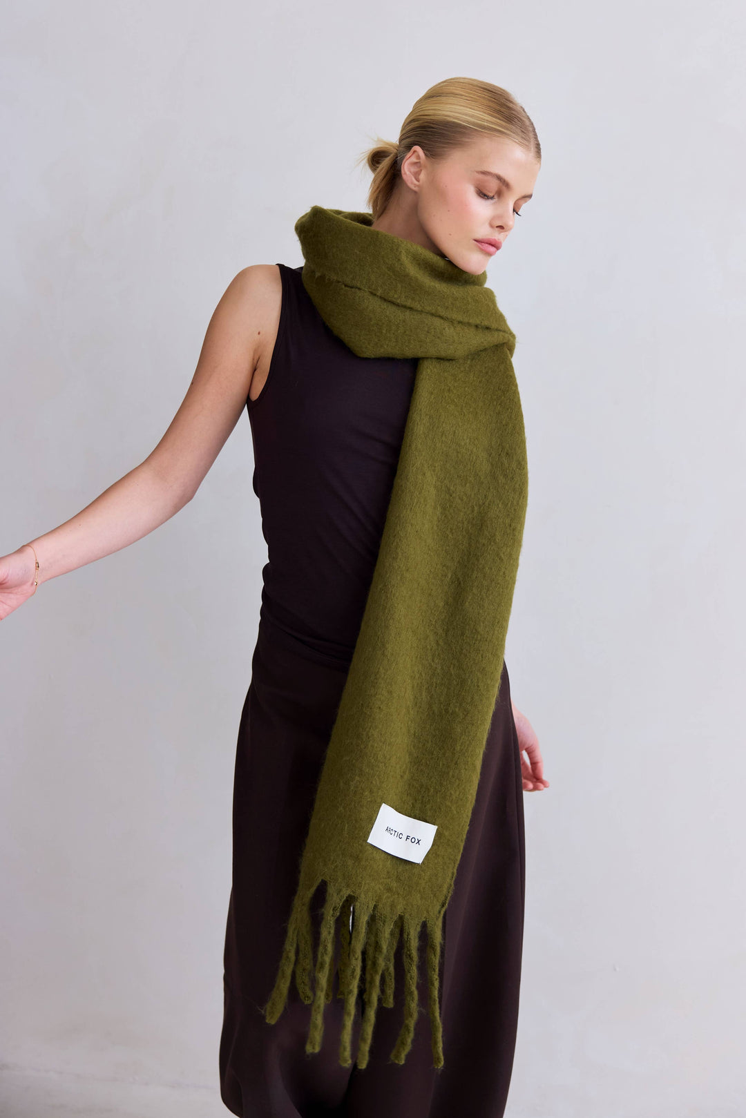 The Reykjavik Scarf - 100% Recycled - Sea Kelp