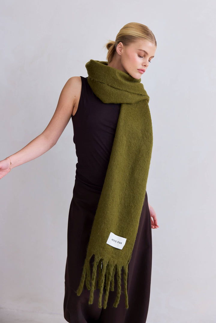 The Reykjavik Scarf - 100% Recycled - Sea Kelp