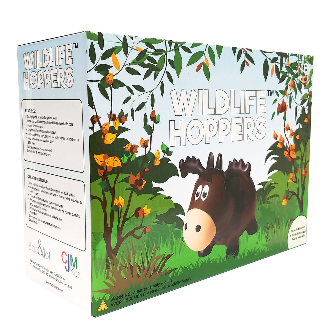 Wildlife Hoppers: Brown Moose