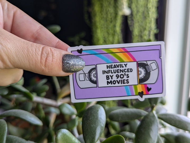 Heavily Influenced By 90s Movies Sticker