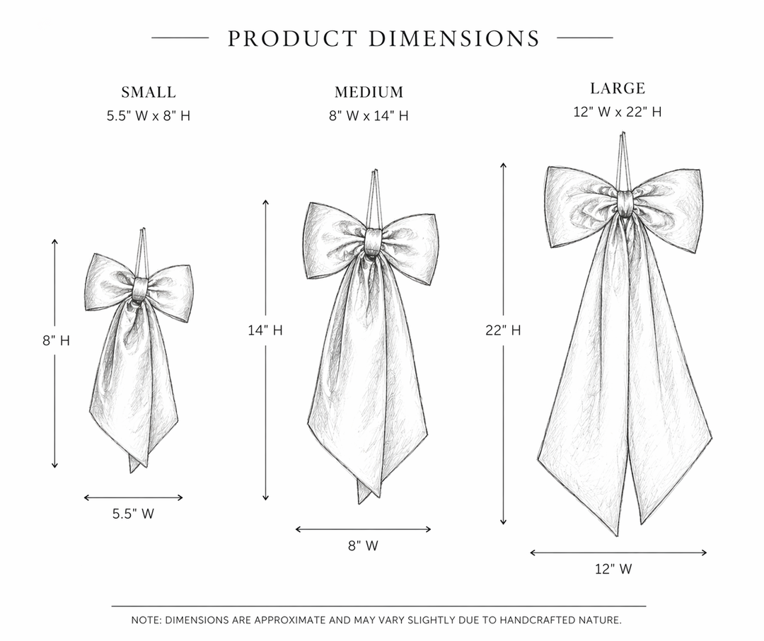 Brown Velvet Fabric Bows: Small