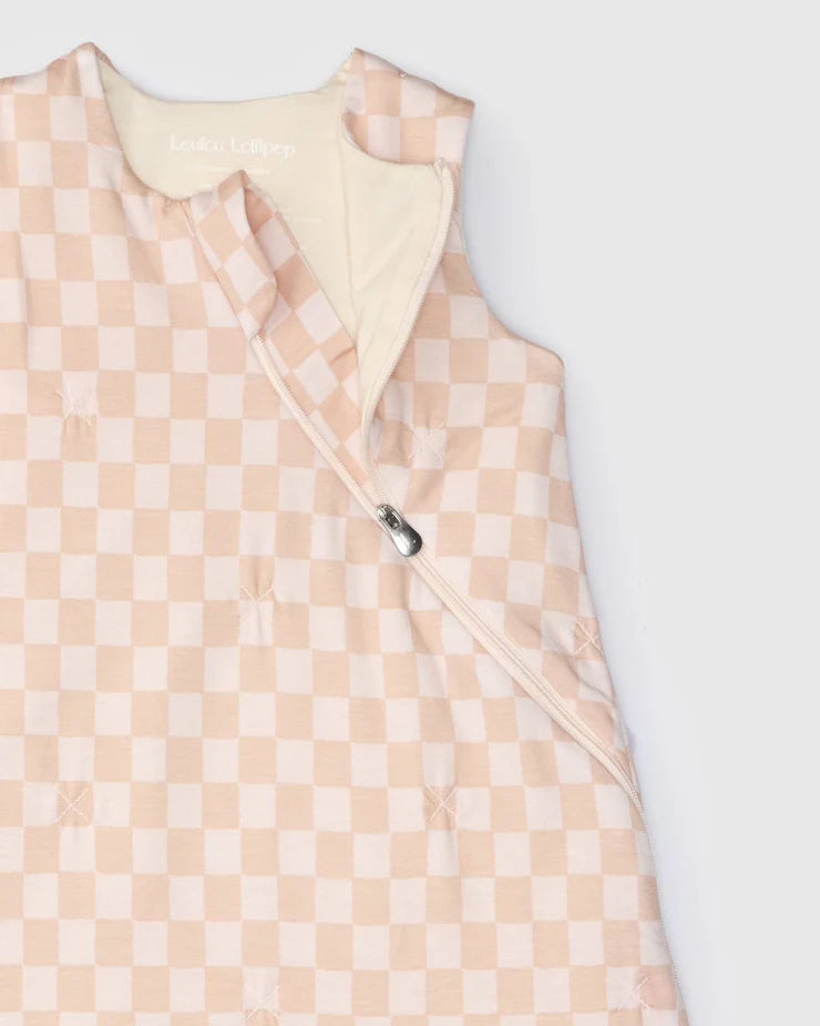 TENCEL™  Sleep Bag 1.0 TOG - Pink Checkerboard