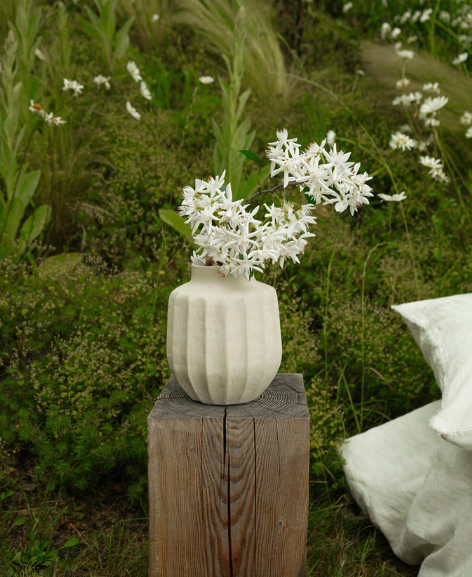 Alba Paper Mache Vase - Small