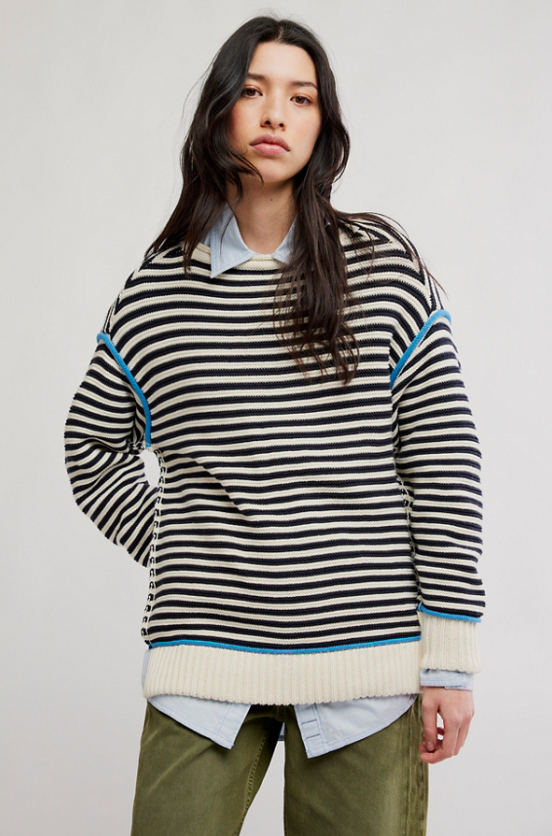 WTF Asher Pullover- Charcoal Combo