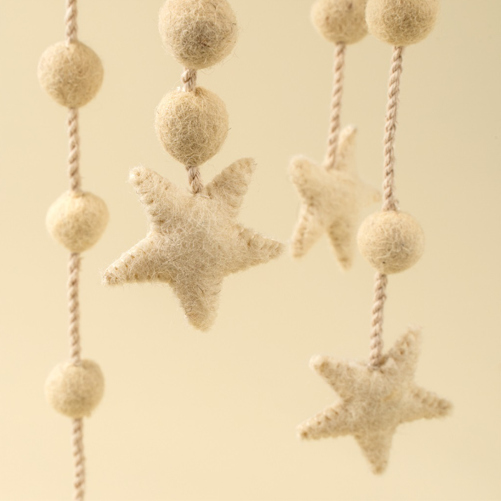 Starry Skies Felt Mobile