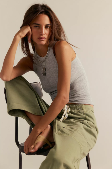 So Soft Seamless Modal Tank - Heather Grey