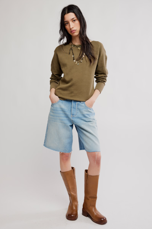 Jess Long Sleeve- Beech Leaves