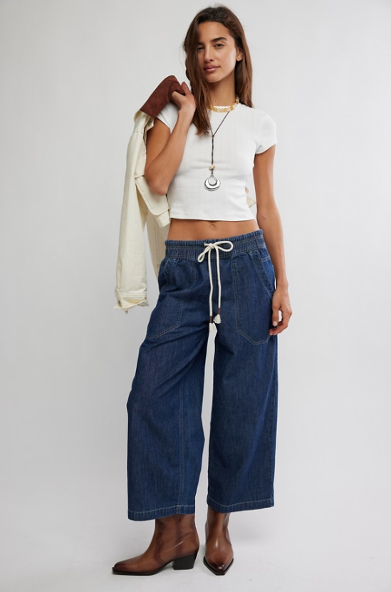 We The Free Easy Peasy Pull-On Jeans - Cruise Control