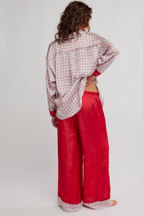 Dreamy Days Pajama Set- Heart Print