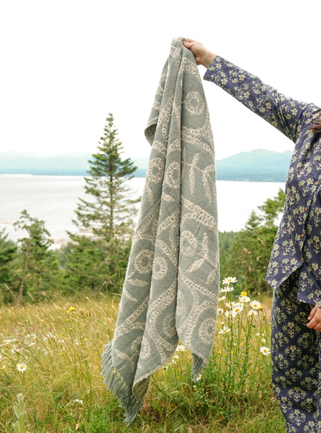 Marigold Throw - Blue