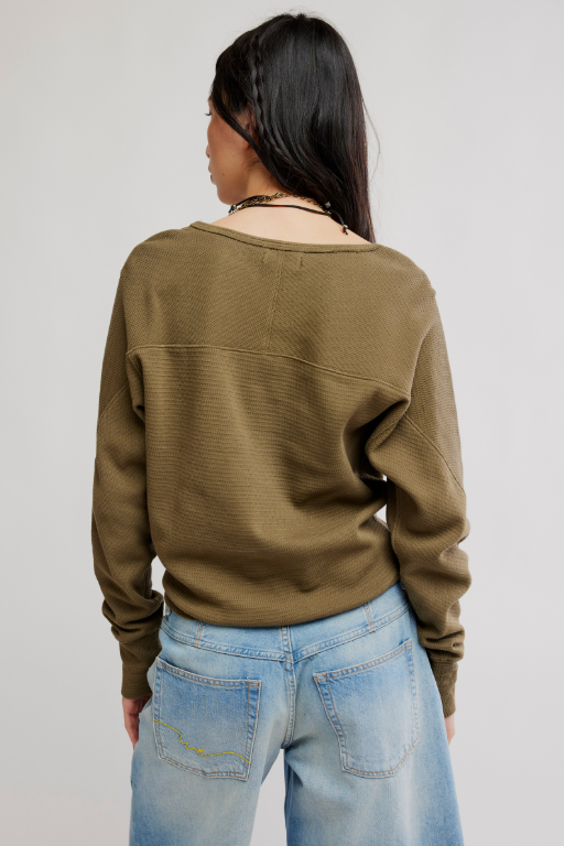 Jess Long Sleeve- Beech Leaves