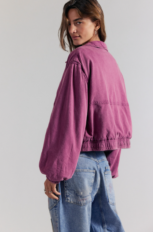 FP One Birdie Washed Jacket- Roan Rouge