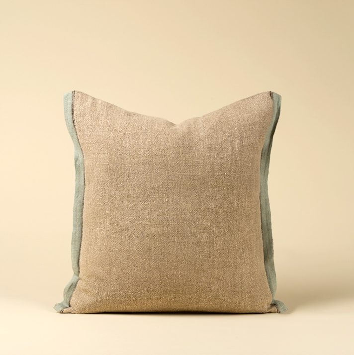 Selvage Pillow - Sky Blue