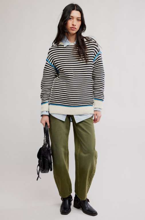 WTF Asher Pullover- Charcoal Combo