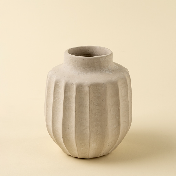 Alba Paper Mache Vase - Small