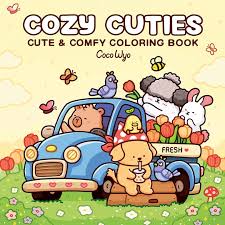 Cozy Cuties Colouring Book