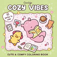 Cozy Vibes Colouring Book