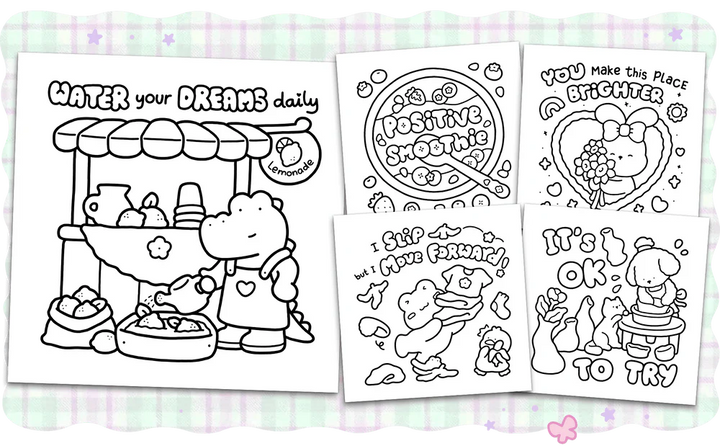 Cozy Vibes Colouring Book