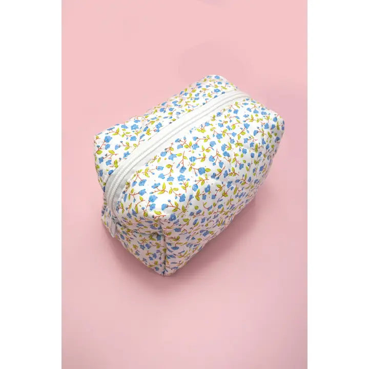 Quilted Cosmetic Pouch