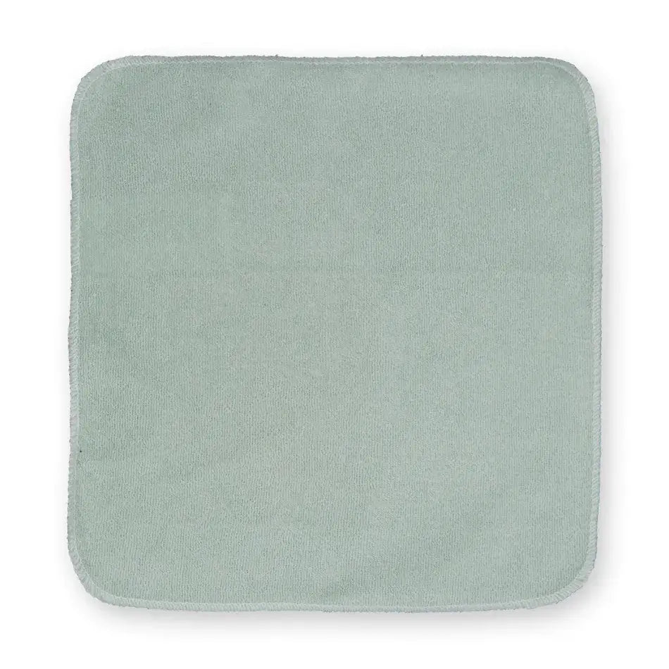 12 Pack Cotton Washcloths: Green