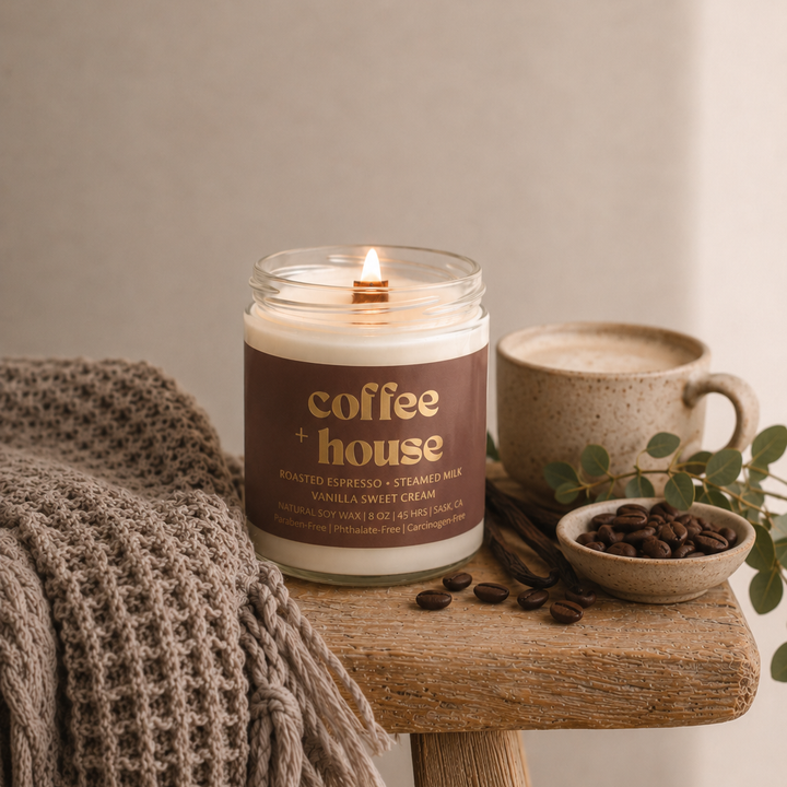 COFFEE HOUSE | 8OZ NON TOXIC SOY CANDLE