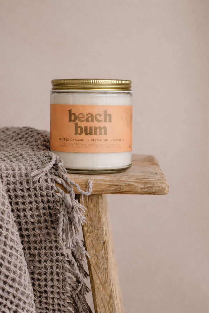 BEACH BUM | NON TOXIC SOY WAX CANDLE