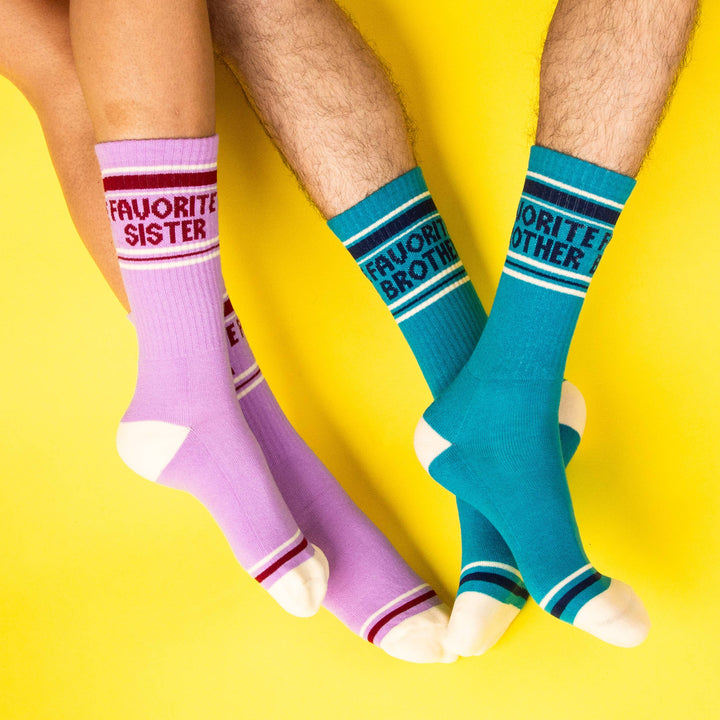 Favorite Sister Gym Crew Socks