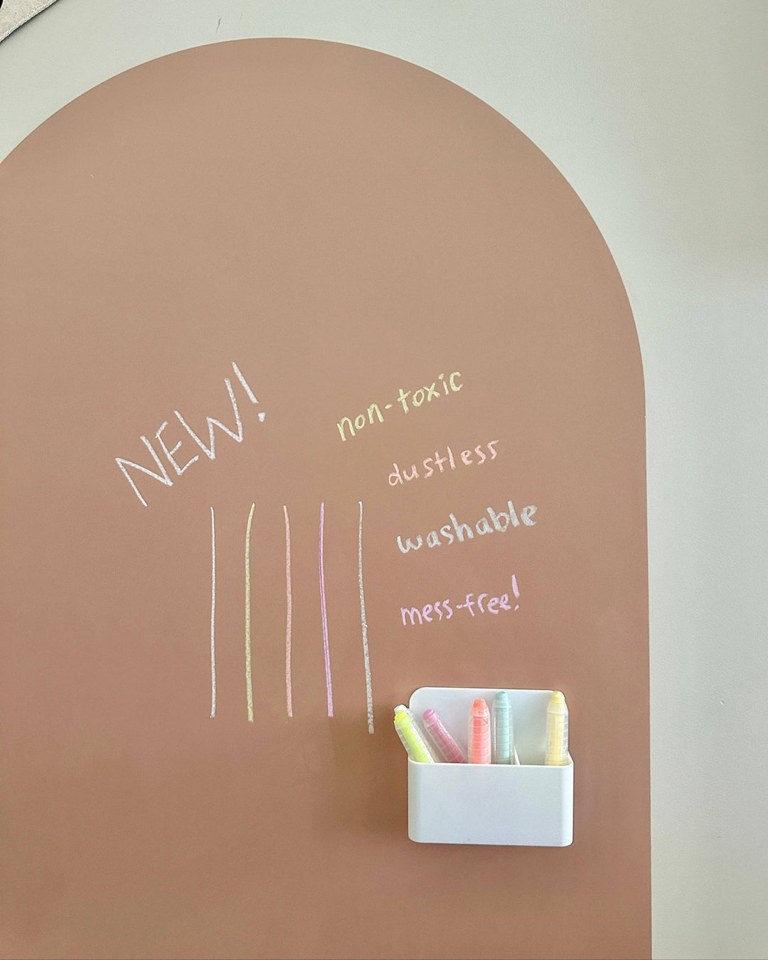 Neon Dustless Chalk Crayons