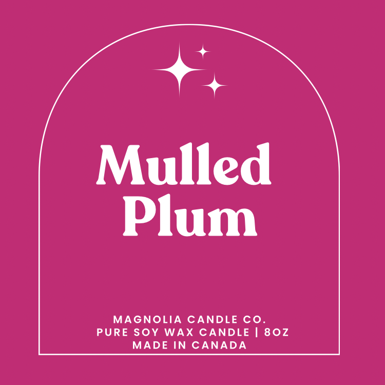 Mulled Plum Candle, 8oz