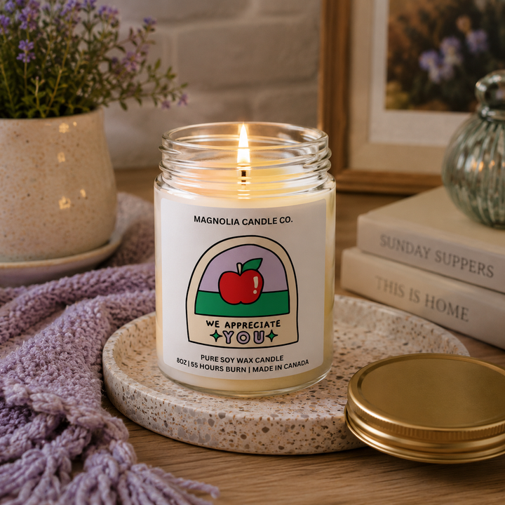 We Appreciate You | Teacher Candle