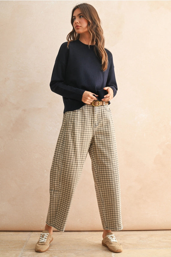 The Arc Checkered Barrel Pants