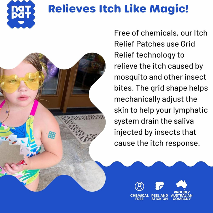 NATPAT MagicPatch - Natural Itch & Bug Bite Relief Stickers