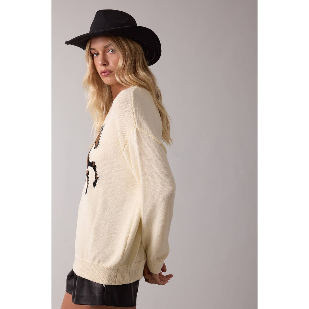 Stallion Knit Sweater